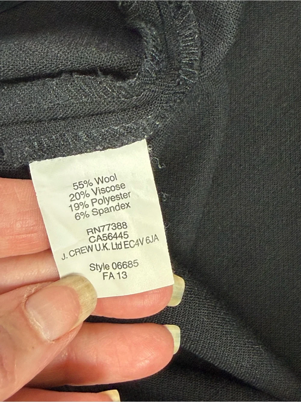 J. Crew Minnie Side Zip Black Slim Dress Pant - perfect / size 6
